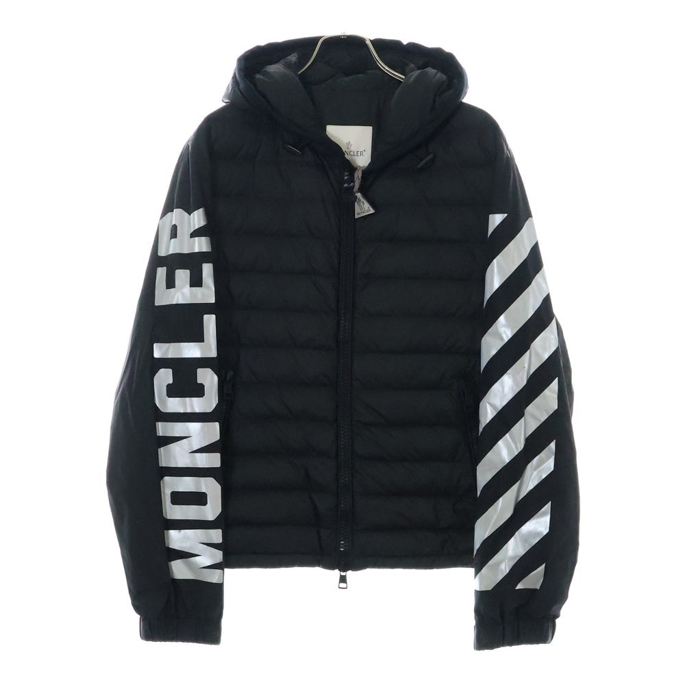 MONCLER(モンクレール) 17SS WHITE TABLIER バックプリント ナイロン ダウンジャケット ブラック C109H4131080 57425