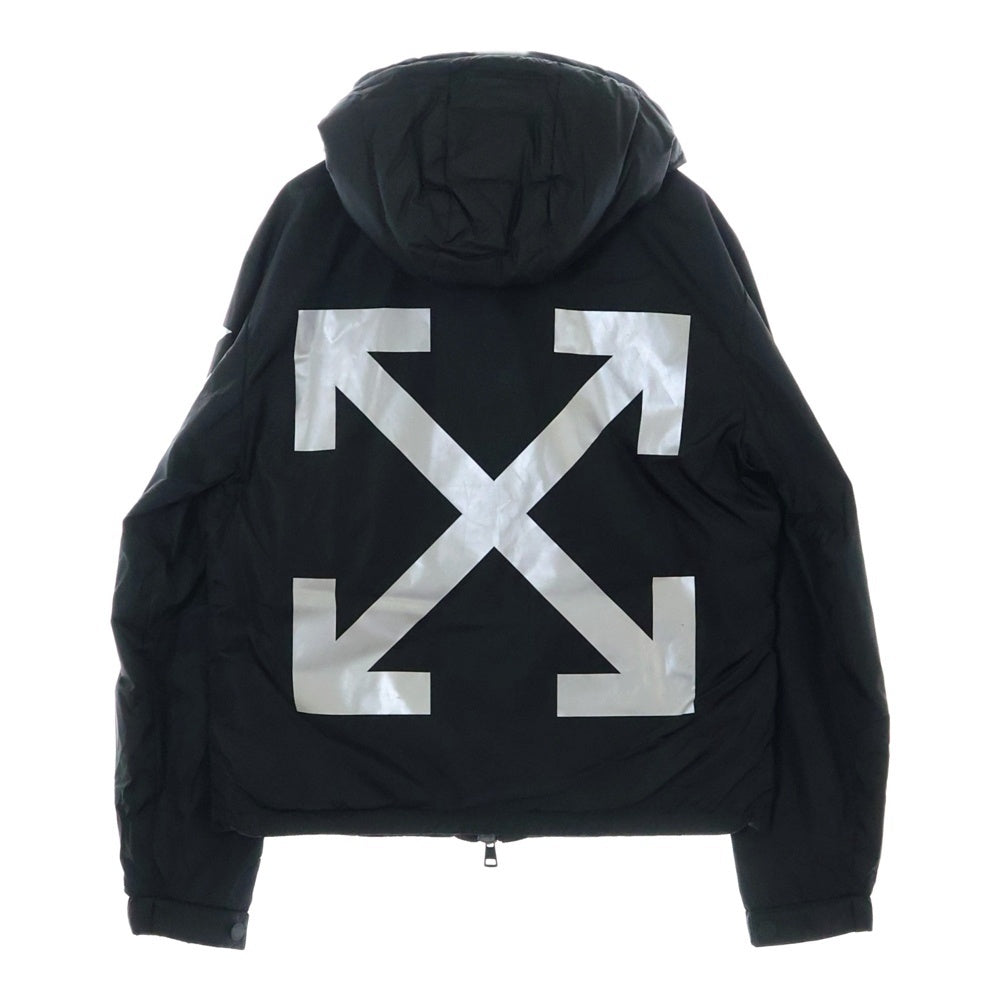 MONCLER(モンクレール) 17SS WHITE TABLIER バックプリント ナイロン ダウンジャケット ブラック C109H4131080 57425