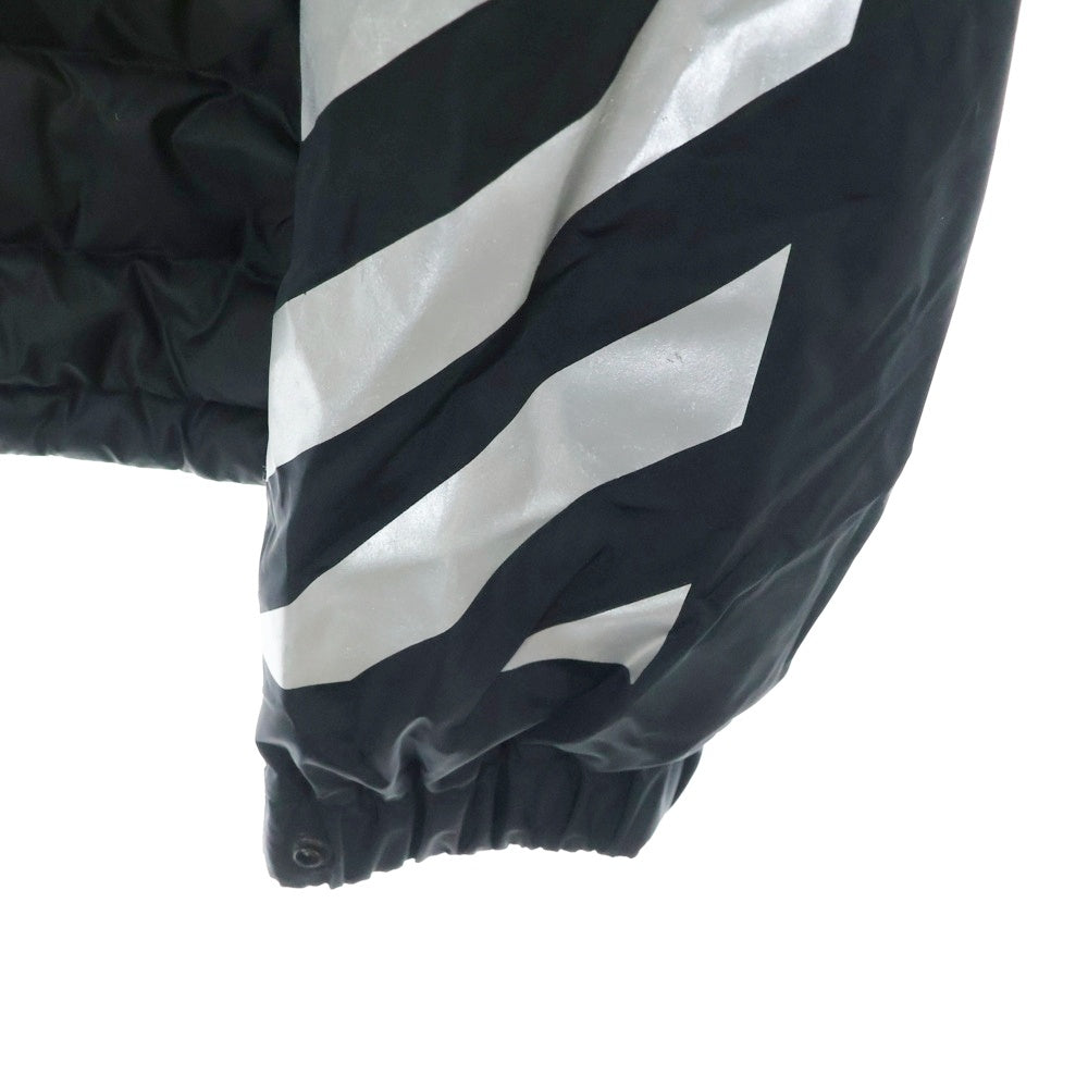 MONCLER(モンクレール) 17SS WHITE TABLIER バックプリント ナイロン ダウンジャケット ブラック C109H4131080 57425