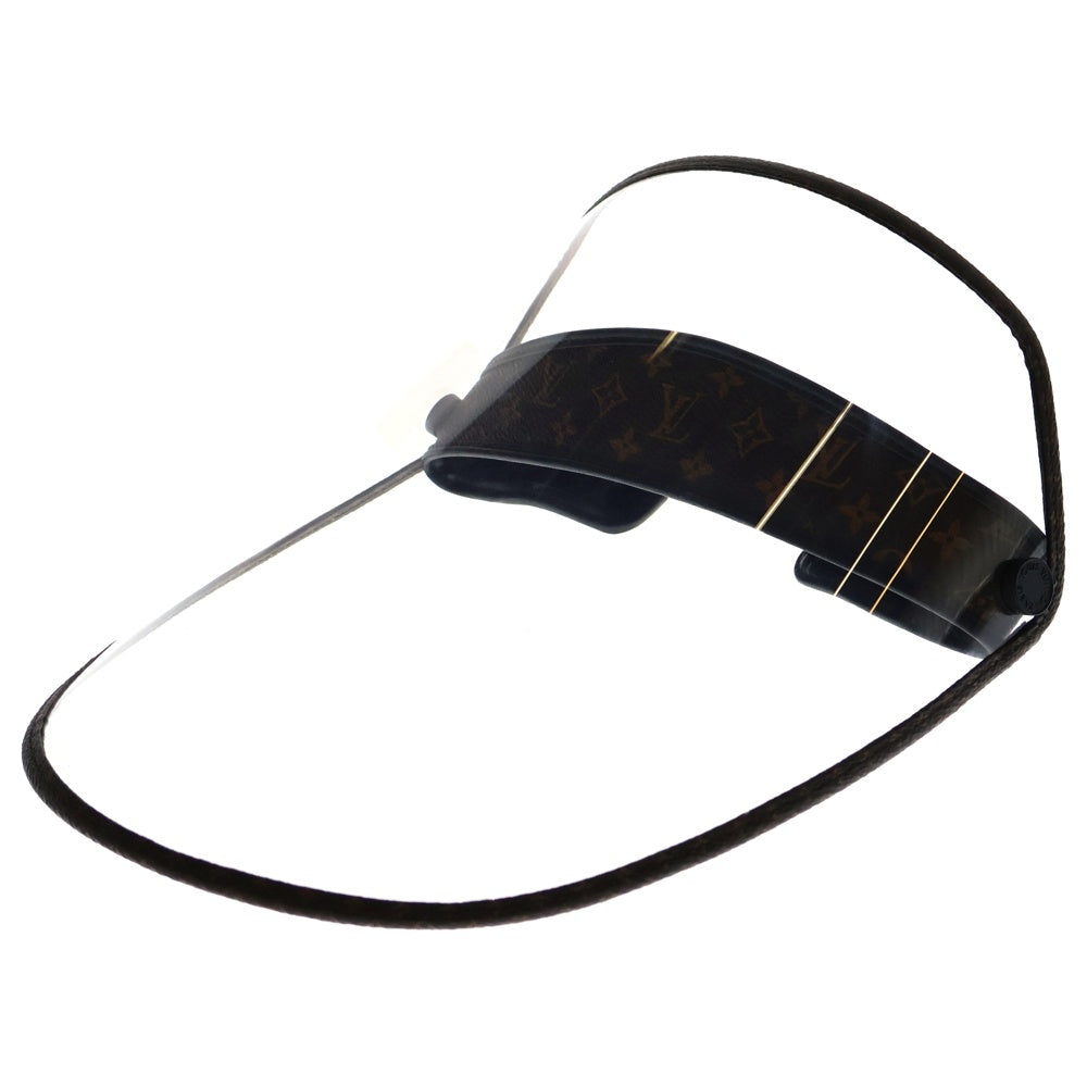 LOUIS VUITTON(ルイヴィトン) モノグラム ビジェール LV シールド フェイスシールド サンバイザー ブラウン/クリア M76727 DI0261