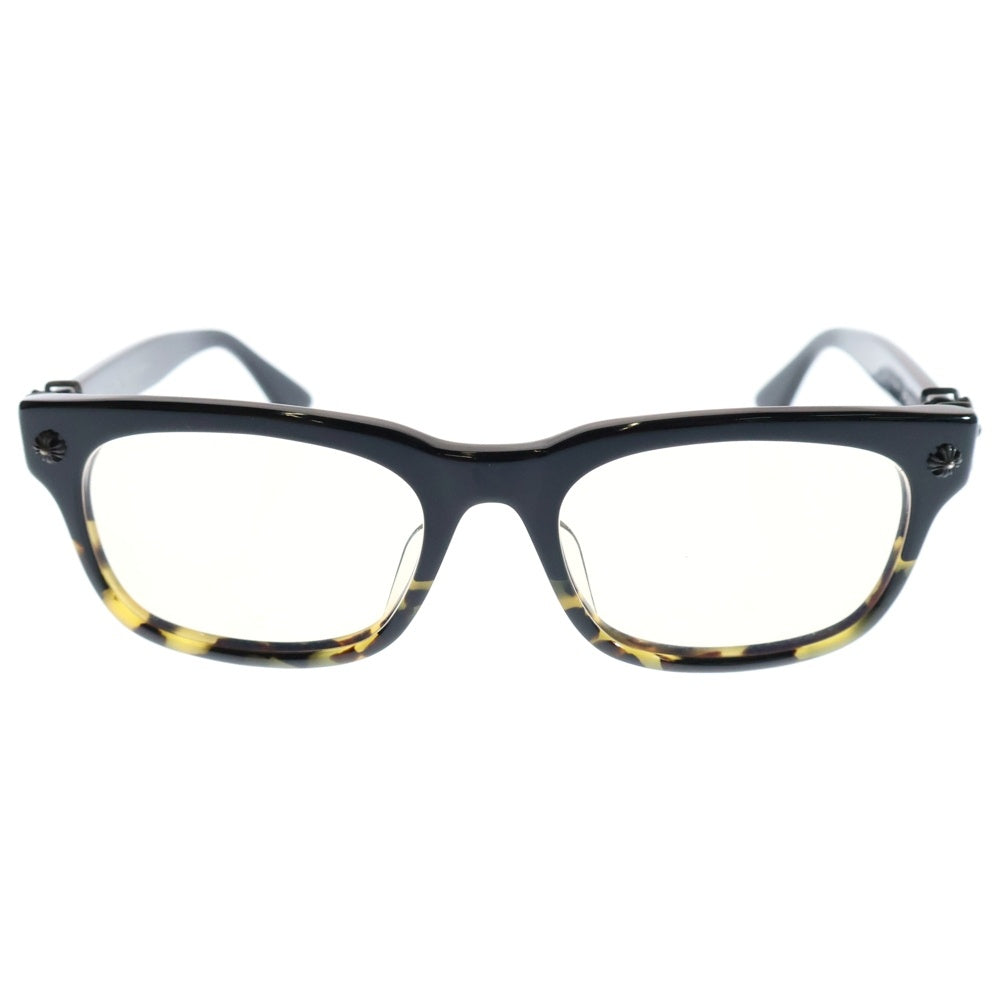 CHROME HEARTS(クロムハーツ) VAGILANTE CHプラステンプル サングラス アイウェア メガネ 眼鏡 ブラック/シルバー