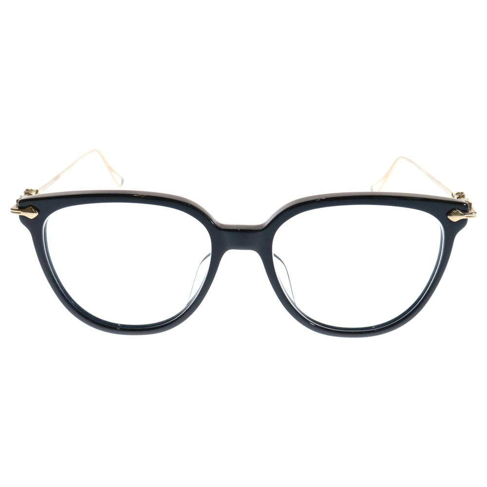 CHROME HEARTS(クロムハーツ) THOT ウェリントン サングラス アイウェア メガネ 眼鏡 ブラック/ゴールド