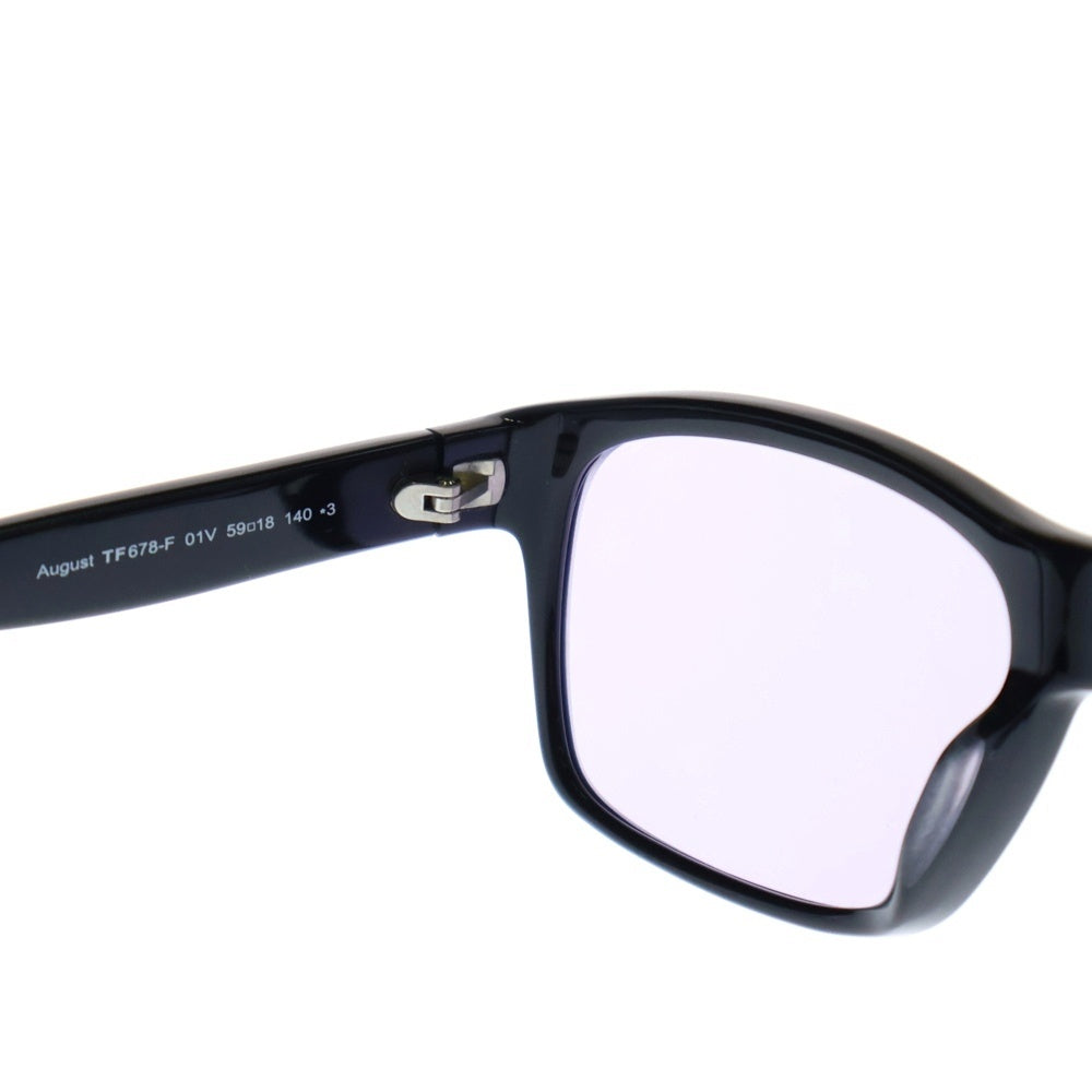 TOM FORD(トムフォード) August スクエアフレーム カラーレンズ サングラス アイウェア メガネ 眼鏡 ブラック TF678-F