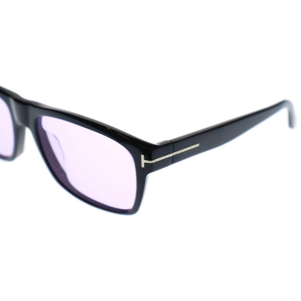 TOM FORD(トムフォード) August スクエアフレーム カラーレンズ サングラス アイウェア メガネ 眼鏡 ブラック TF678-F