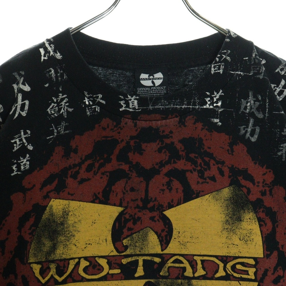 VINTAGE(ヴィンテージ) 00s WU-TANG CLAN KANJI TEE ウータンクラン 漢字 半袖Tシャツ ビンテージ ブラック