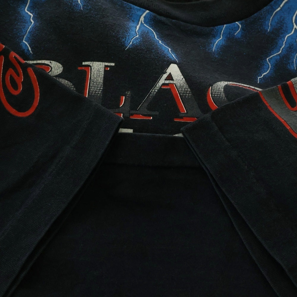 VINTAGE(ヴィンテージ) 90s THE BLACK KNIGHT PREFERREDタグ ザ ブラックナイト モーターサイクル 半袖Tシャツ ブラック