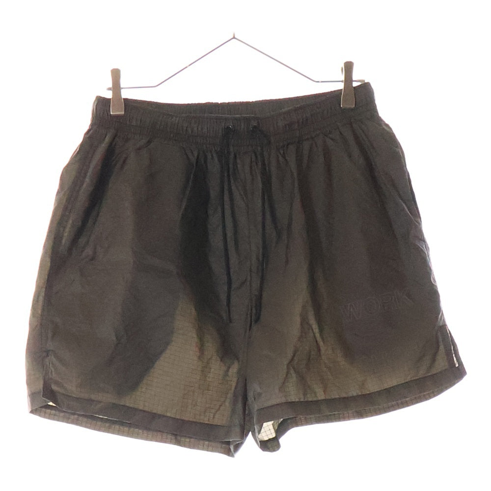 OUR LEGACY(アワーレガシー) ×Satisfy RUNNING Nylon Short サティスファイ ランニング ナイロンショーツ ハーフパンツ カーキ WSR4234RW