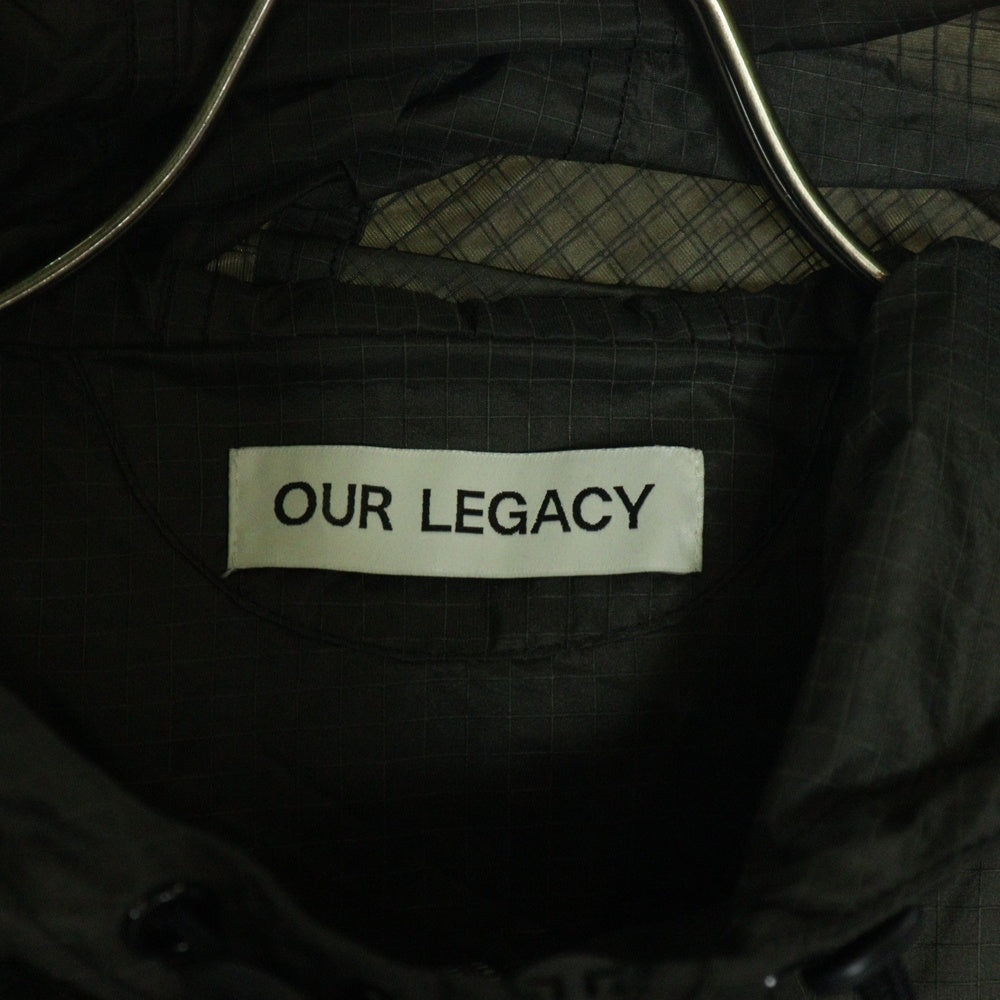 OUR LEGACY(アワーレガシー) WINDBREAKER RIPSTOP リップストップ ウィンドブレイカー カーキ WSR4231WW
