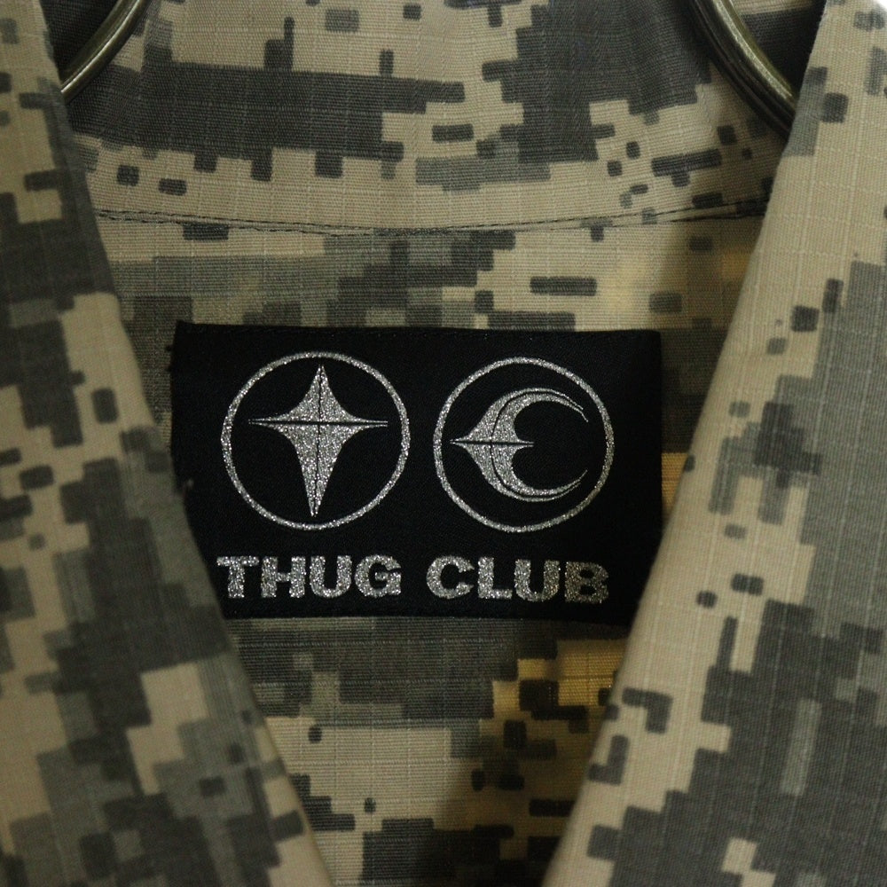 THUG CLUB(サグクラブ) 24AW TC ARMY JACKET アーミー デジタルカモ ジャケット カーキ TC24JK2702