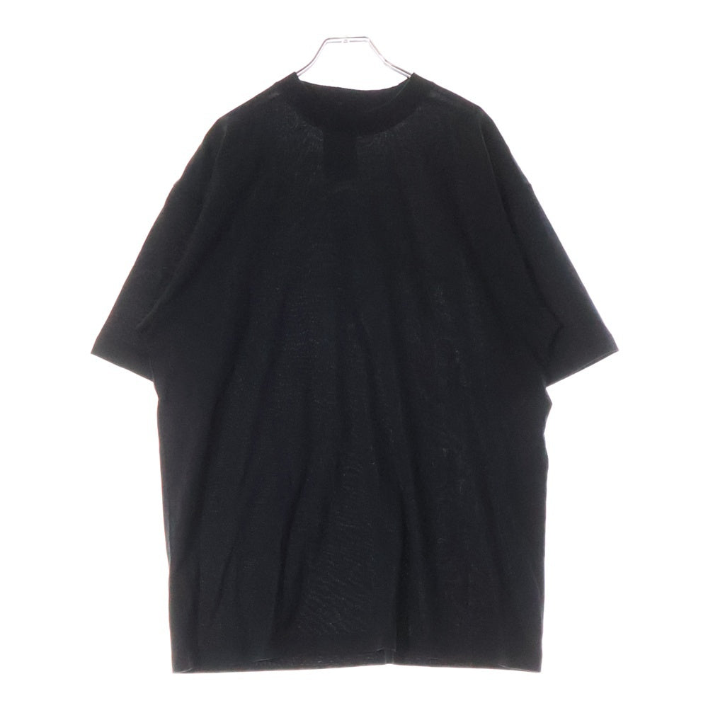 BALENCIAGA(バレンシアガ) ケアラベル バックプリント 半袖Tシャツ ブラック 724514 TNVL9