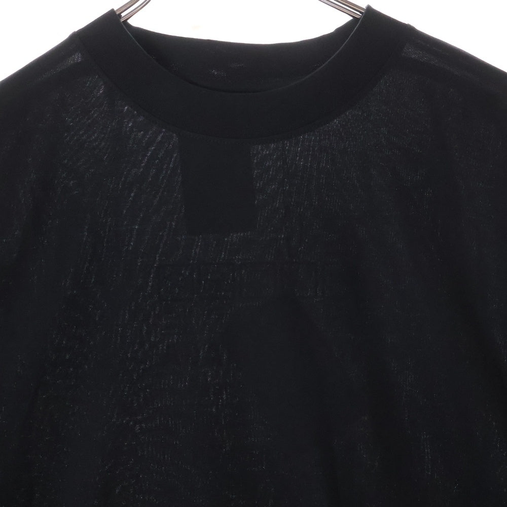 BALENCIAGA(バレンシアガ) ケアラベル バックプリント 半袖Tシャツ ブラック 724514 TNVL9