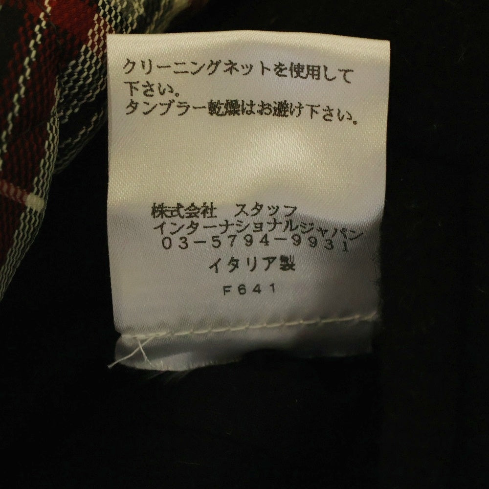 Maison Margiela 10(メゾン マルジェラ) 15AW 中綿キルティング ウール ロング ドンキーコート ブラック 50AM023044024