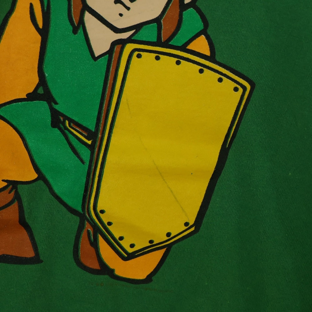 VINTAGE(ヴィンテージ) 00S The Legend Of Zelda ザ レジェンド オブ ゼルダ プリント クルーネック 半袖Tシャツ カットソー グリーン