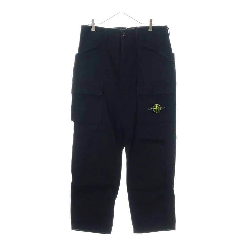 STONE ISLAND(ストーンアイランド) LOOSE CARGO PANTS ルーズカーゴパンツ ブラック 751530702