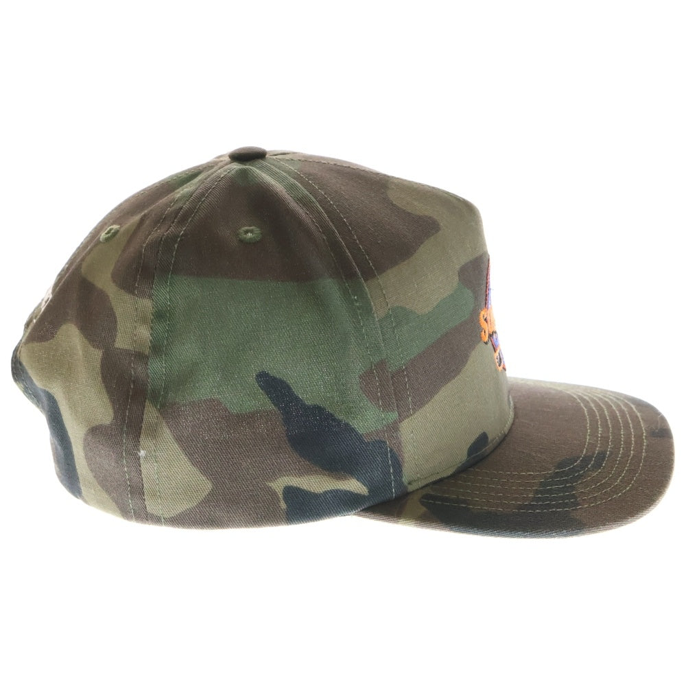 SUPREME(シュプリーム) 17AW Fire 5 Panel Cap ファイヤー 5パネル カモ キャップ カーキ