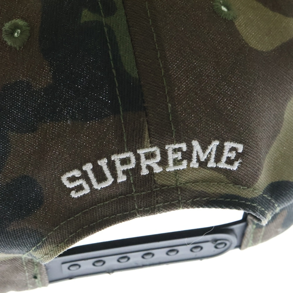 SUPREME(シュプリーム) 17AW Fire 5 Panel Cap ファイヤー 5パネル カモ キャップ カーキ