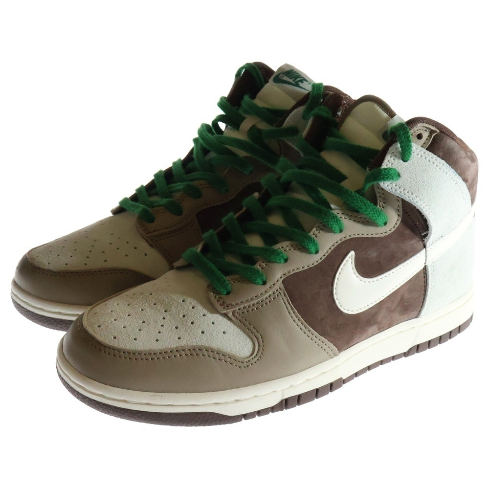 NIKE(ナイキ) DUNK HIGH RETRO PRM LIGHT CHOCOLATE ダンク レトロ ライト チョコレート ハイカットスニーカー ホワイト/ブラウン US8.5/26.5cm DH5348-100