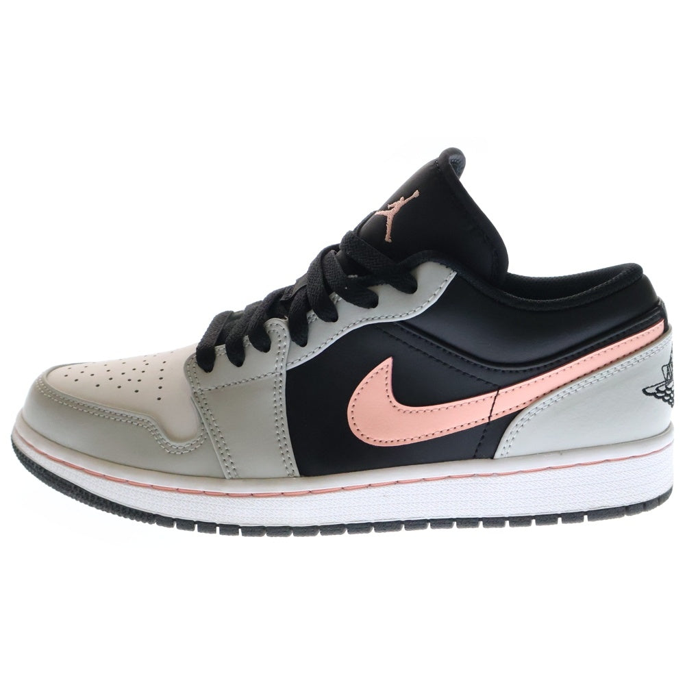 NIKE(ナイキ) AIR JORDAN 1 LOW エアジョーダン ローカットスニーカー ホワイト/グレー US8.5/26.5cm 553558-062