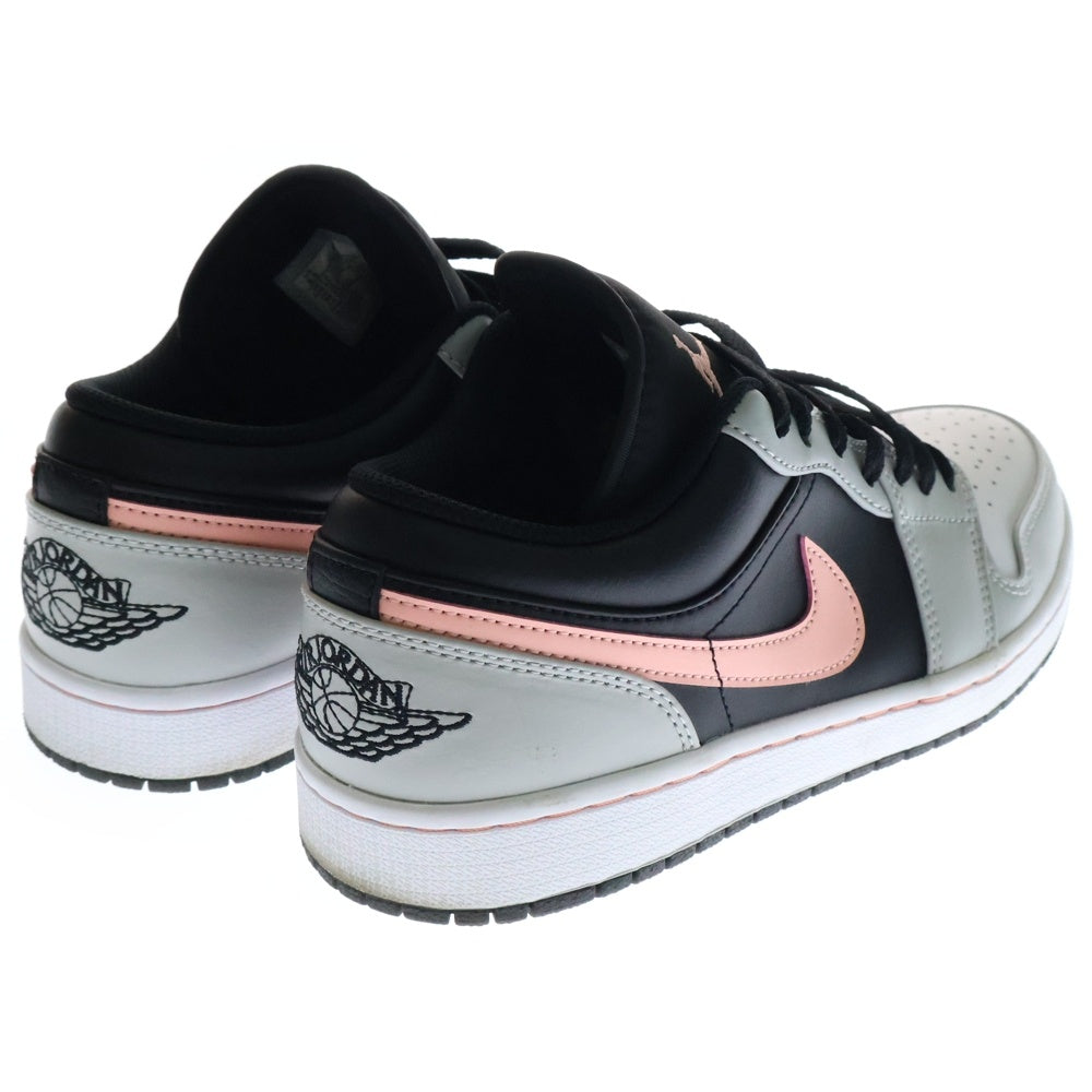 NIKE(ナイキ) AIR JORDAN 1 LOW エアジョーダン ローカットスニーカー ホワイト/グレー US8.5/26.5cm 553558-062