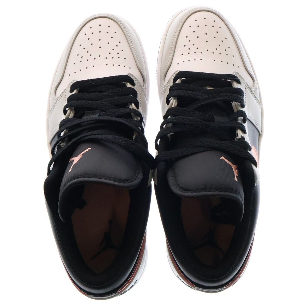 NIKE(ナイキ) AIR JORDAN 1 LOW エアジョーダン ローカットスニーカー ホワイト/グレー US8.5/26.5cm 553558-062