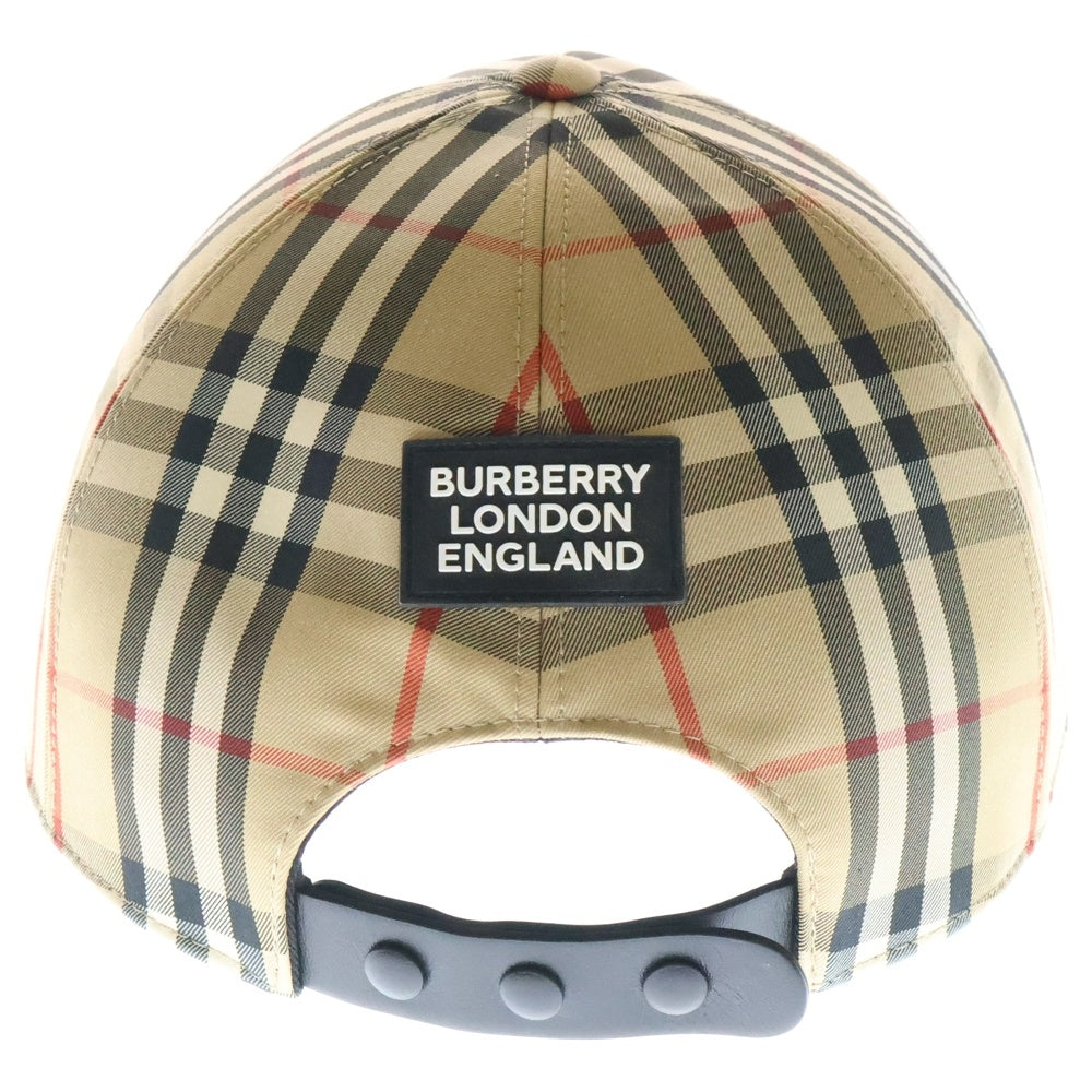 BURBERRY(バーバリー) ヴィンテージチェック コットン ベースボールキャップ 帽子 ベージュ 8026929