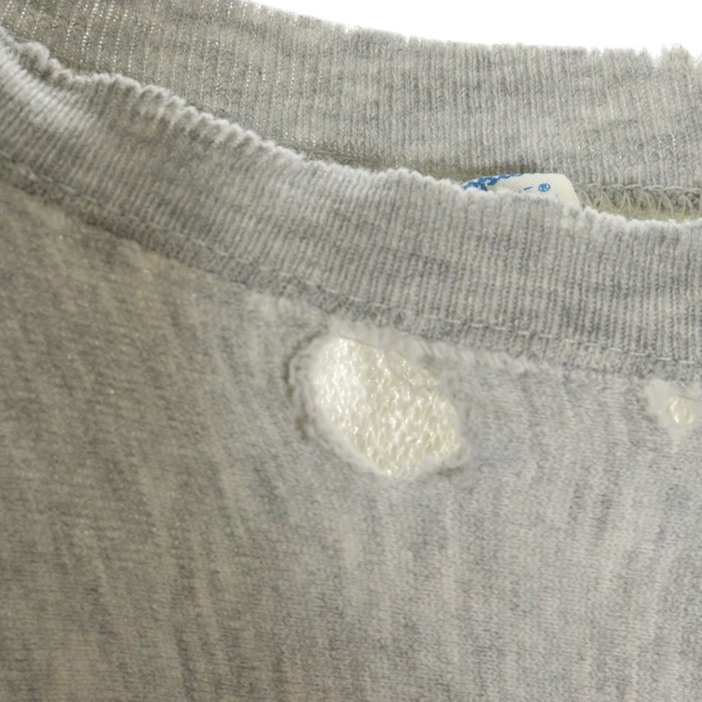 CHAMPION(チャンピオン) 80S-90S VINTAGE REVERSE WEAVE COLBY ヴィンテージ リバース ウィーブ プリント トリコタグ 後期 クルーネック スウェット トレーナー グレー