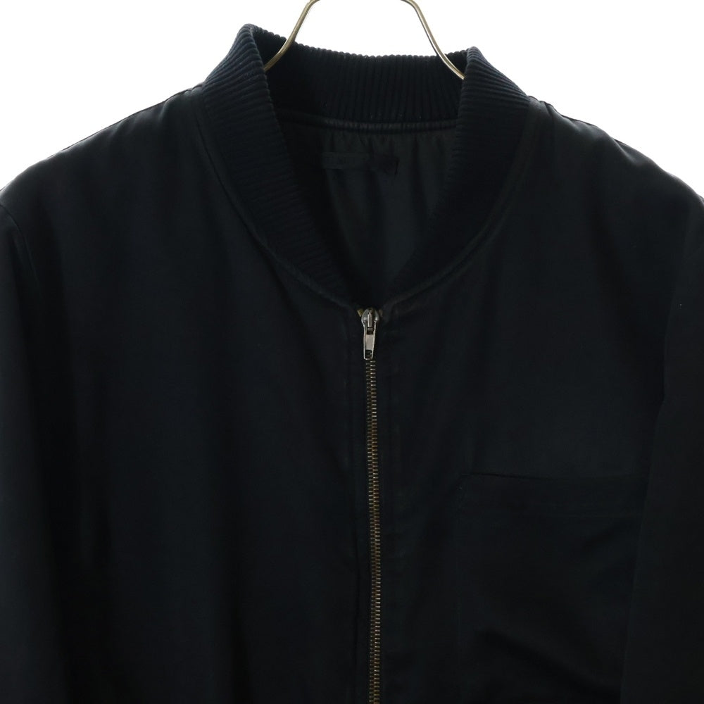 HELMUT LANG(ヘルムートラング) 98AW 本人期 オイルド ボンバージャケット ブルゾン ブラック