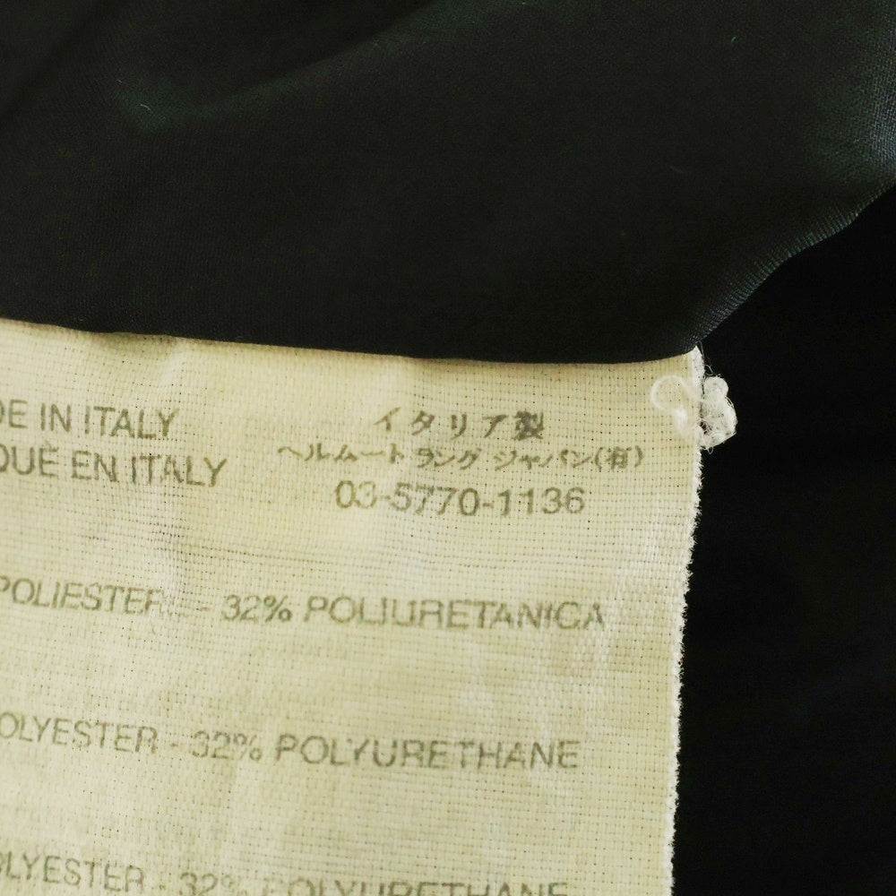 HELMUT LANG(ヘルムートラング) 98AW 本人期 オイルド ボンバージャケット ブルゾン ブラック