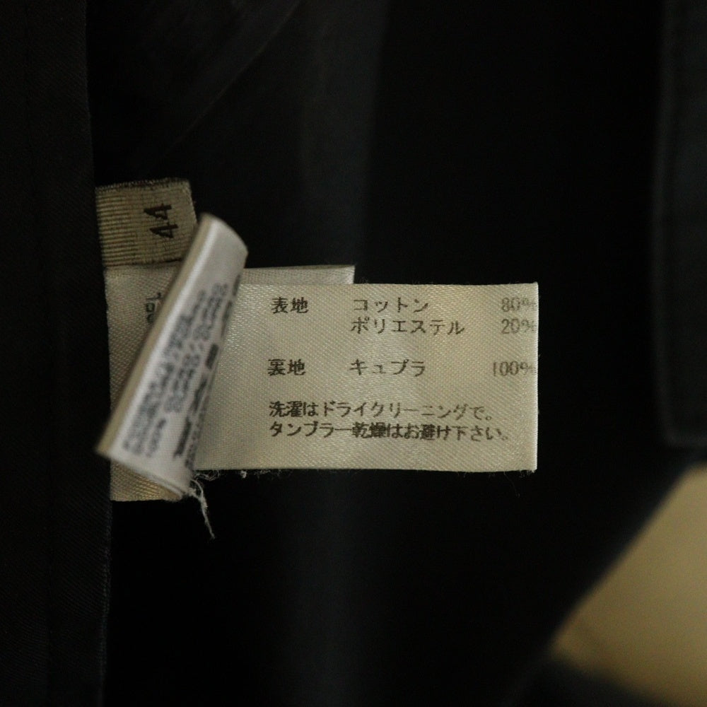 BOTTEGA VENETA(ボッテガヴェネタ) コットン ステンカラーコート ブラック 307868 VAQ82
