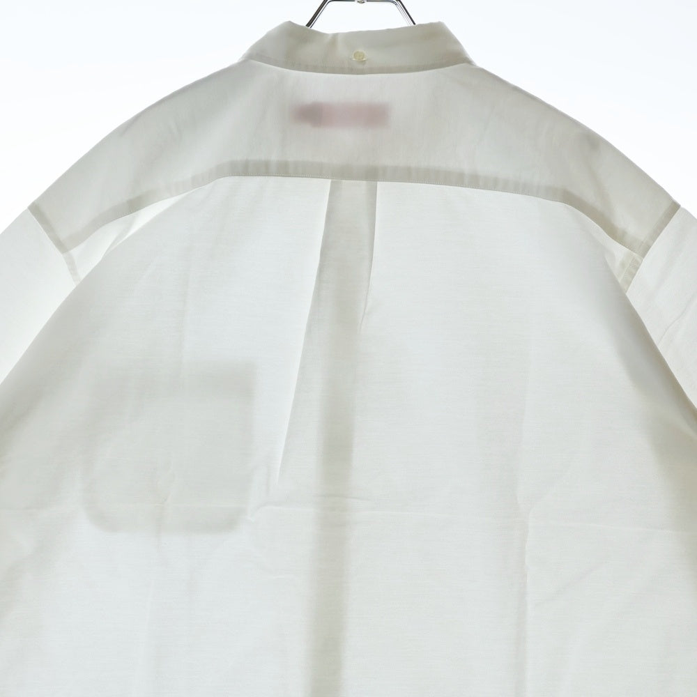 SUPREME(シュプリーム) 24SS Loose Fit S/S Oxford shirt フロントエンブロイダリー ルーズフィット オックスフォード 長袖シャツ ホワイト