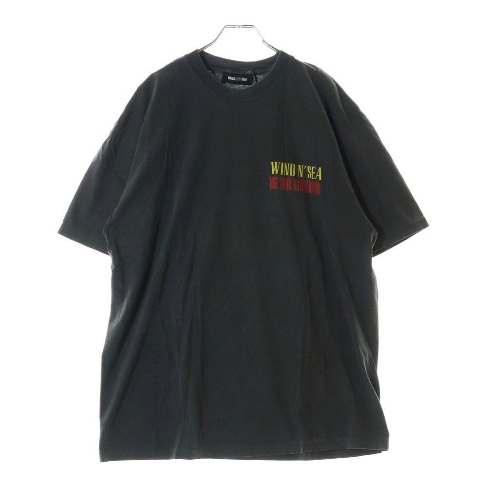 WIND AND SEA(ウィンダンシー) THRASH HERITAGE MICHELLE S/S TEE スラッシュヘリテージ ミッシェル ウォッシュ加工 半袖Tシャツ WDS-O-BND3-24-Q3-CS-05