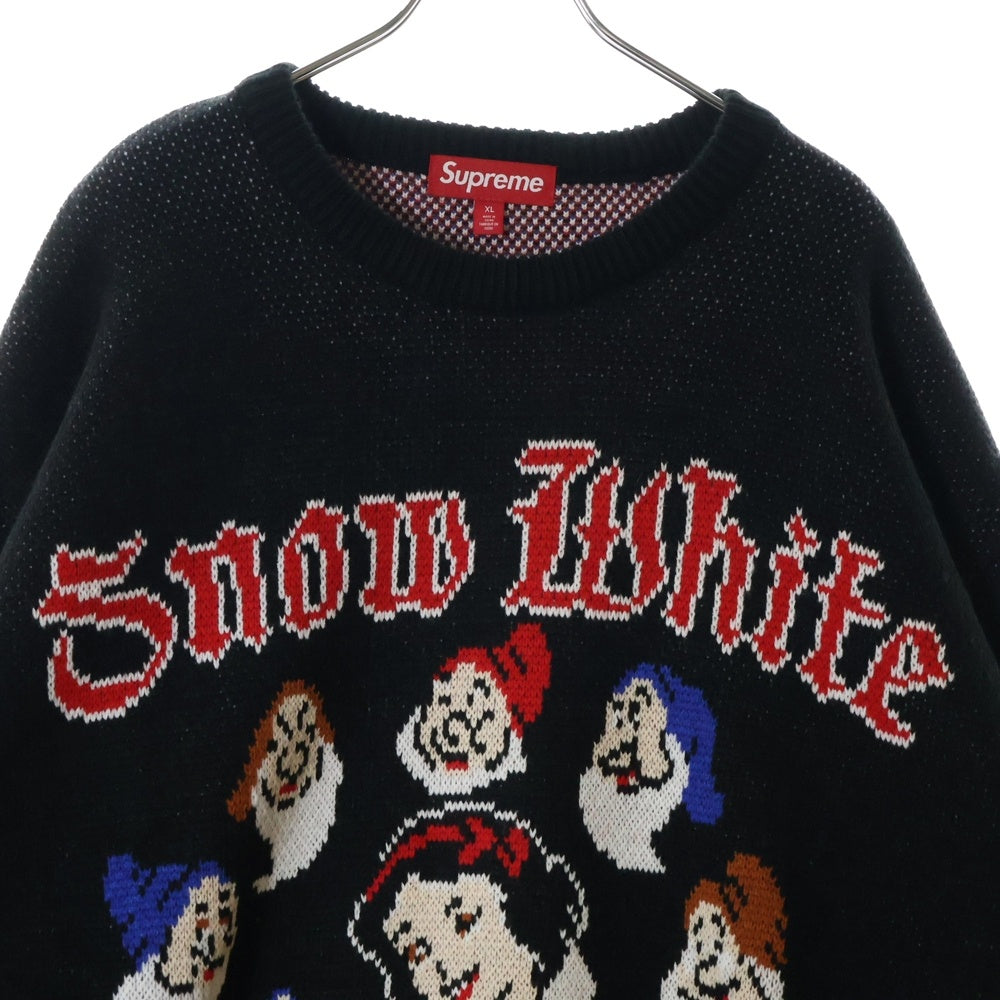 SUPREME(シュプリーム) 24AW Snow White Sweater スノーホワイトセーター 白雪姫 ニット ブラック