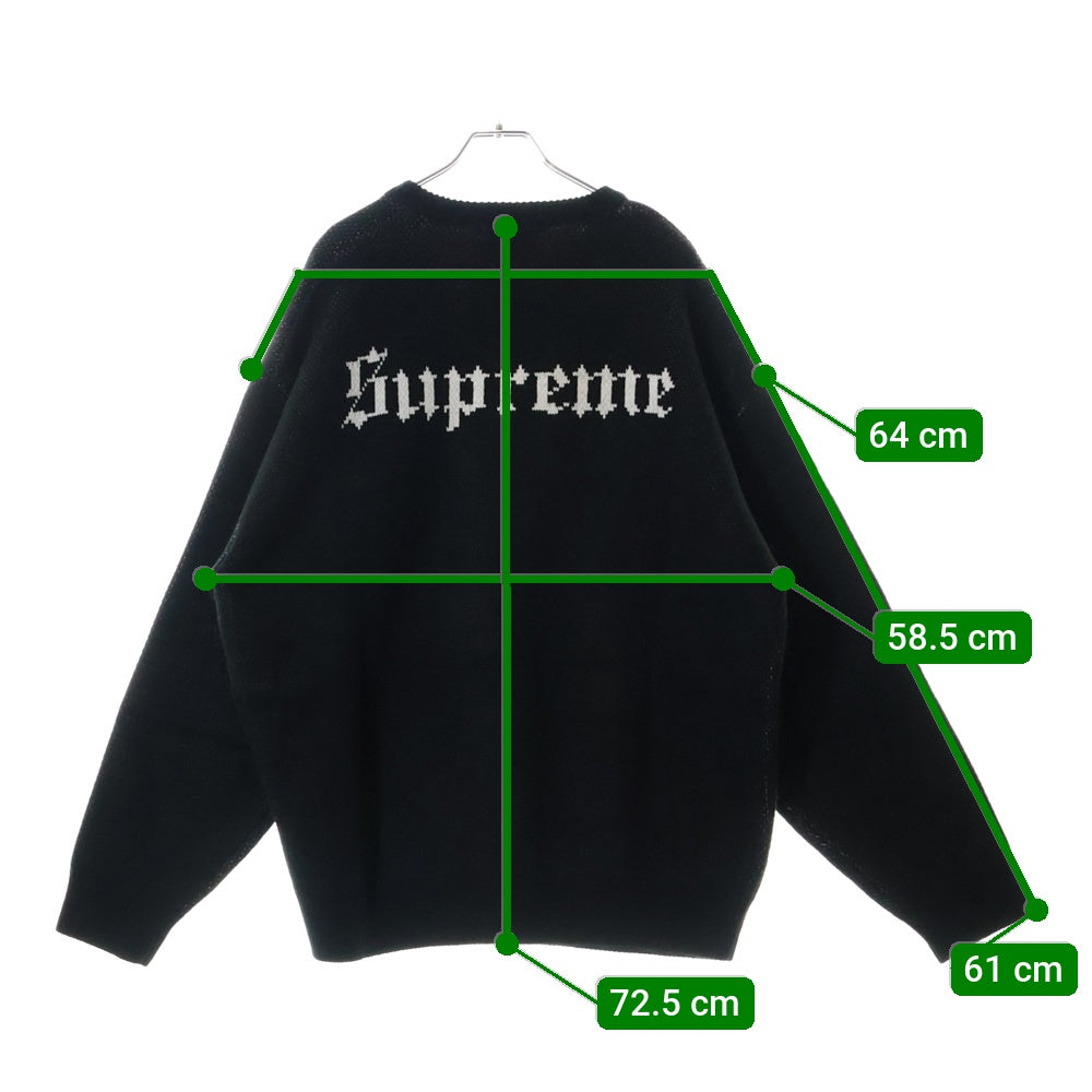 SUPREME(シュプリーム) 24AW Snow White Sweater スノーホワイトセーター 白雪姫 ニット ブラック
