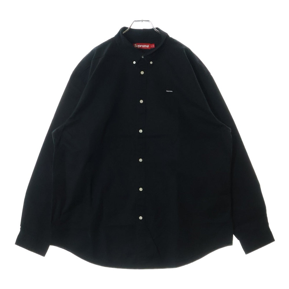 SUPREME(シュプリーム) 24SS Small Box Shirt スモールボックスロゴ ボタンダウン 長袖シャツ ブラック