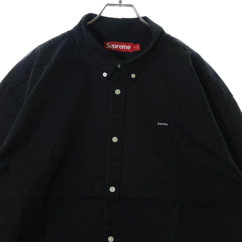 SUPREME(シュプリーム) 24SS Small Box Shirt スモールボックスロゴ ボタンダウン 長袖シャツ ブラック
