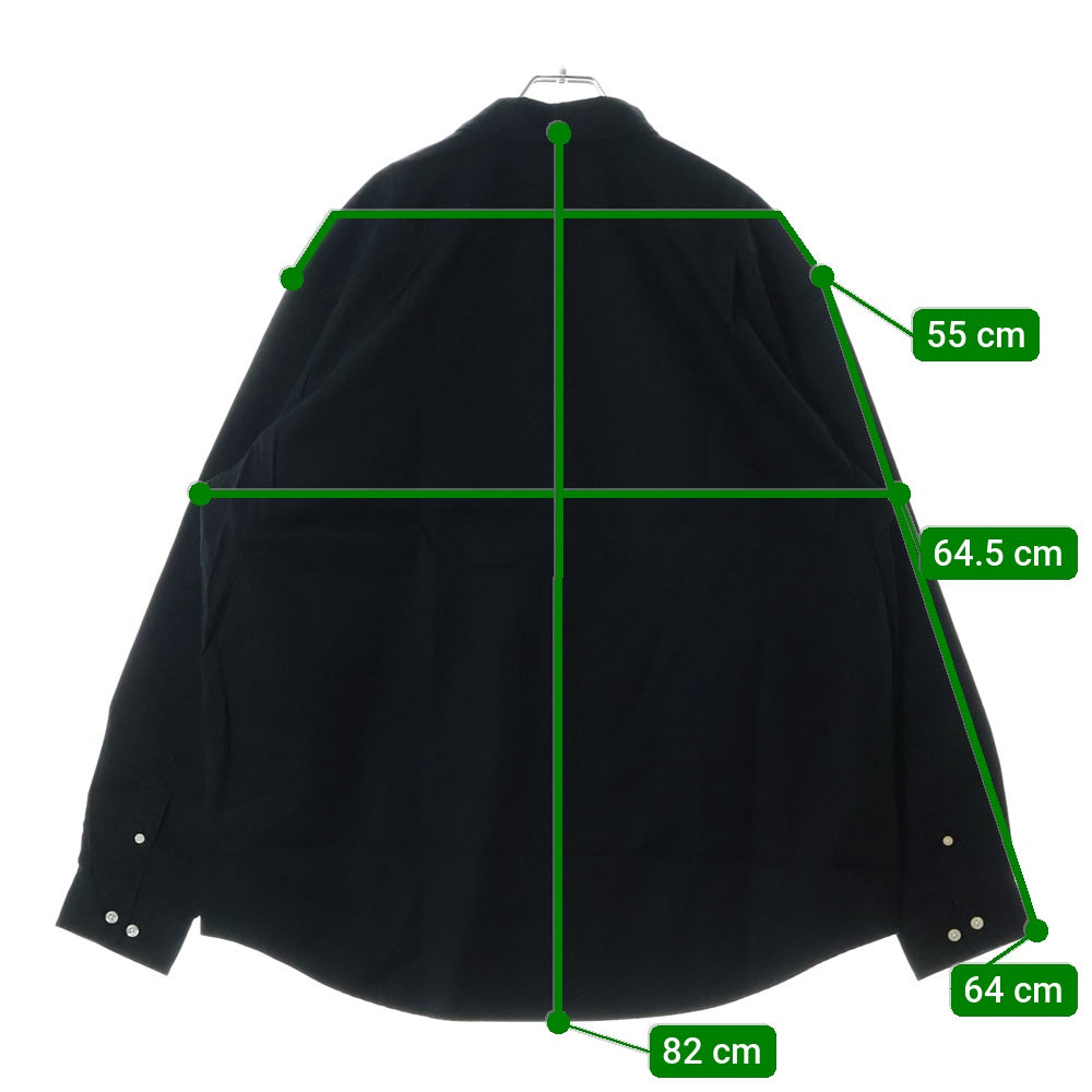 SUPREME(シュプリーム) 24SS Small Box Shirt スモールボックスロゴ ボタンダウン 長袖シャツ ブラック