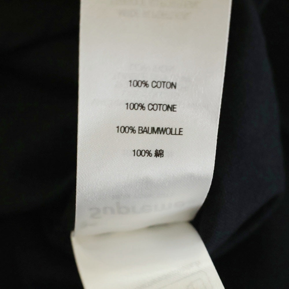 SUPREME(シュプリーム) 24SS Loose Fit S/S Oxford shirt フロントエンブロイダリー ルーズフィット オックスフォード 長袖シャツ ブラック