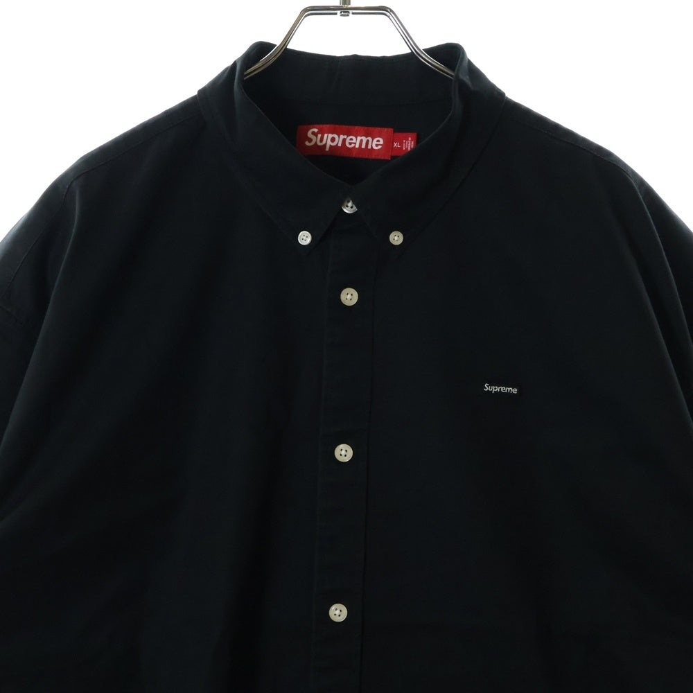 SUPREME(シュプリーム) 24AW Small Box Shirt スモールボックスロゴ ボタンダウン 長袖シャツ ブラック