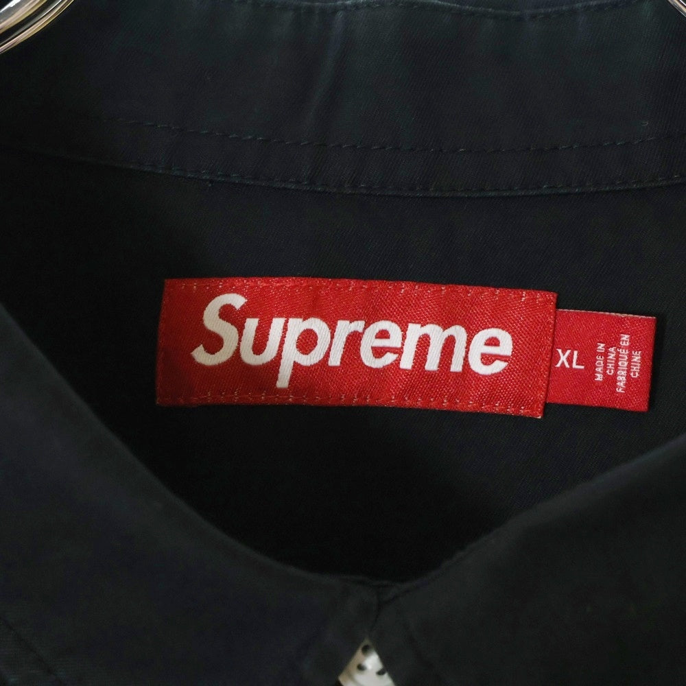 SUPREME(シュプリーム) 24AW Small Box Shirt スモールボックスロゴ ボタンダウン 長袖シャツ ブラック
