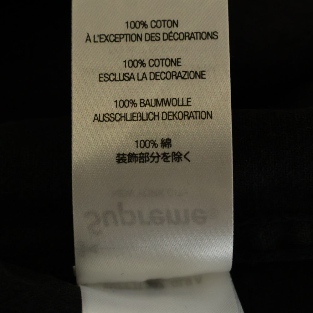 SUPREME(シュプリーム) 24SS Small Box Shirt スモールボックスロゴ ボタンダウン ウォッシュ加工 長袖シャツ ブラック