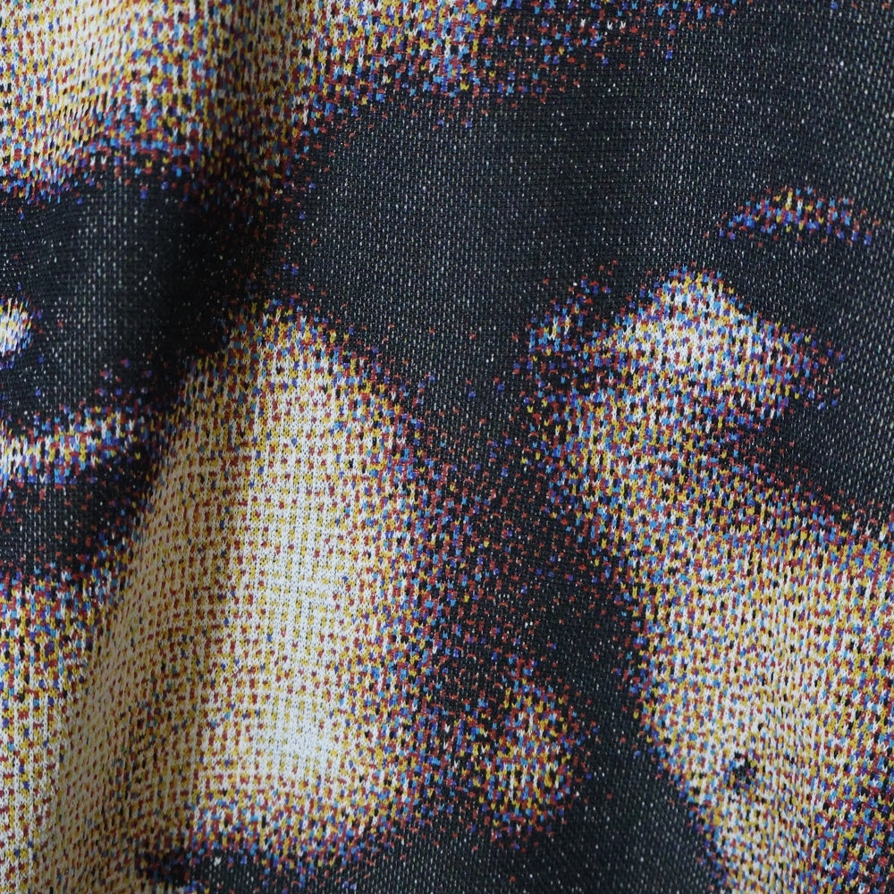 WIND AND SEA(ウィンダンシー) ×NAS GRAPHIC PARKA ナズ グラフィック プルオーバーパーカー ニットフーディ ブルー WDS-C-NAS-24-Q1-CS-01