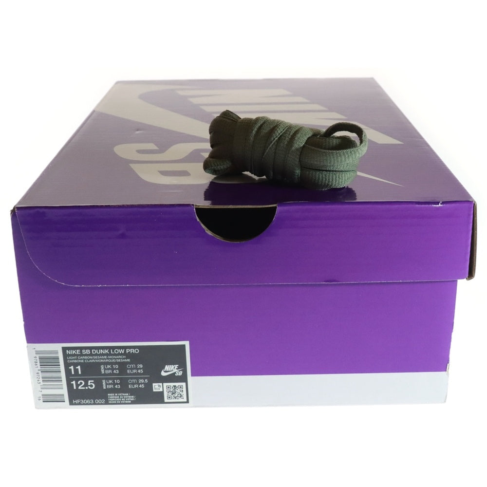 NIKE(ナイキ) DUNK LOW PRO ダンク ロー プロ ローカットスニーカー グレー/オレンジ US11/29cm HF3063-002