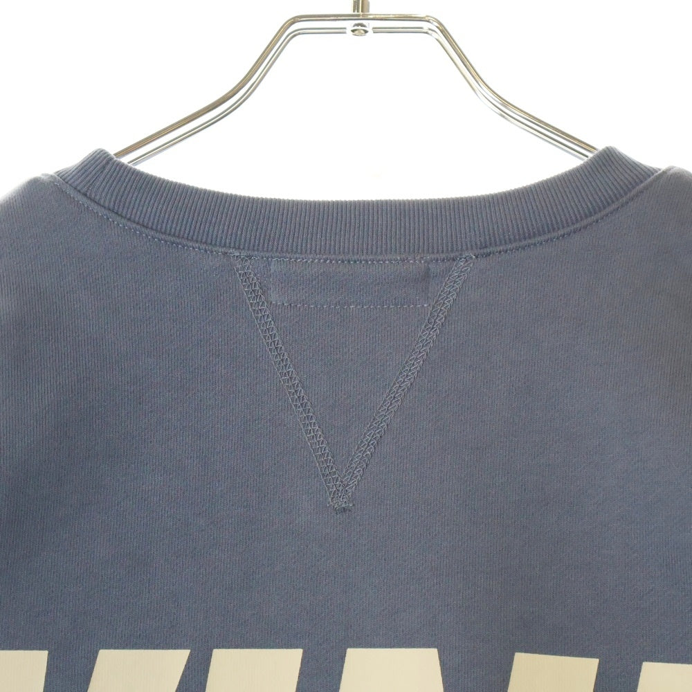 WIND AND SEA(ウィンダンシー) SEA CREW NECK フロントロゴプリント クルーネックスウェット トレーナー ブルー WDS-O-SEA-23-Q2-CS-01