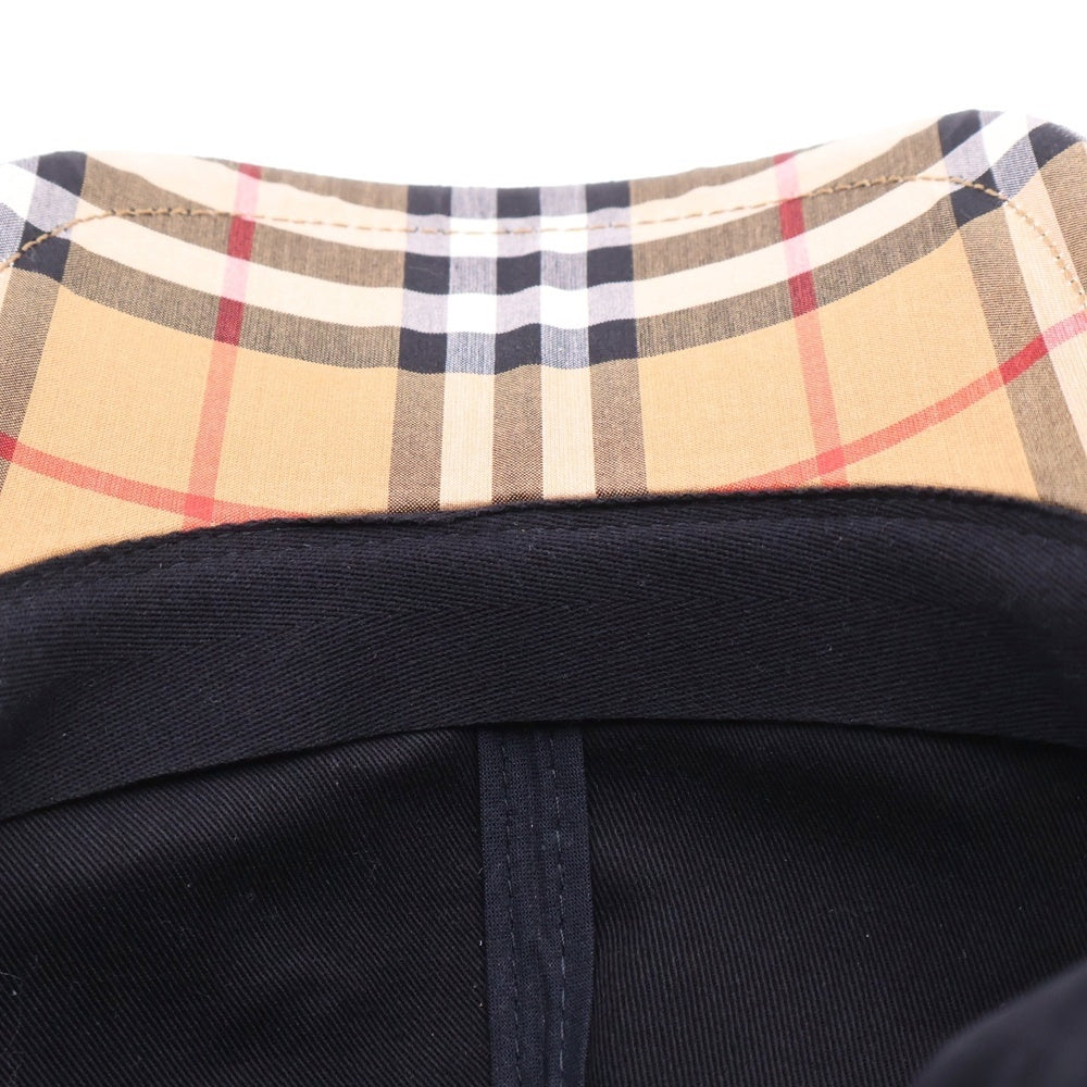 BURBERRY(バーバリー) ノヴァチェック 6パネル コットン ベースボールキャップ 帽子 ベージュ 4073689