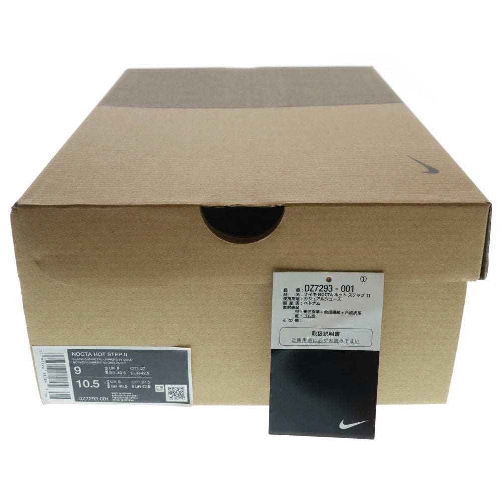 NIKE(ナイキ) ×NOCTA HOT STEP 2 ノクタ ホット ステップ ローカットスニーカー シューズ ブラック US9/27cm DZ7293-001