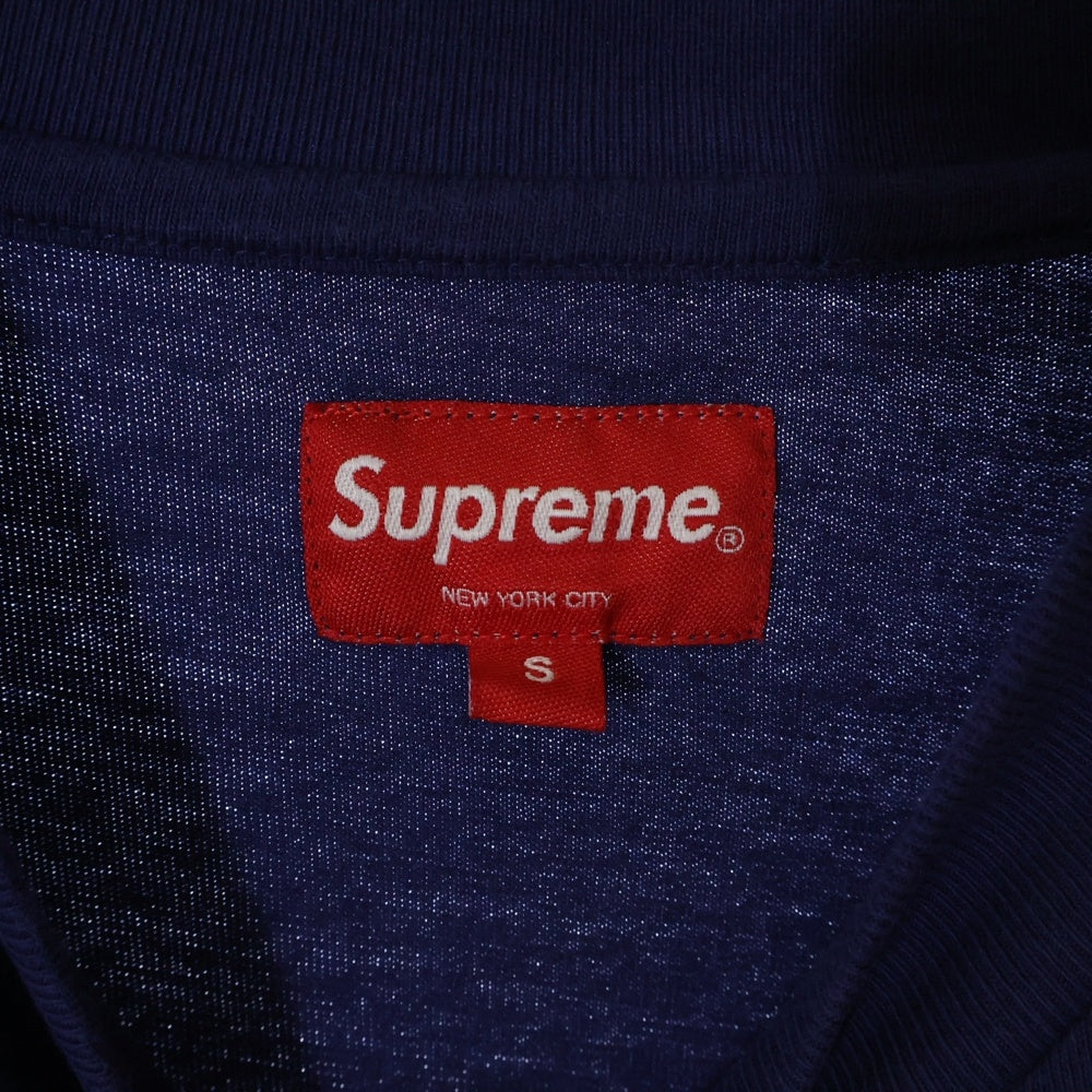 SUPREME(シュプリーム) 22AW Mock Neck L/S Top モックネック ロングスリーブ 長袖Tシャツ カットソー ブルー