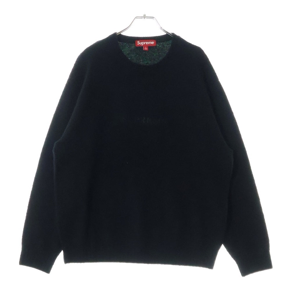 SUPREME(シュプリーム) 23AW Pilled Sweater パイルド スウェットクルーネック ニットセーター ブラック