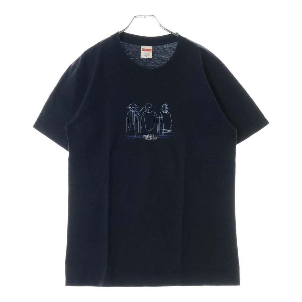 SUPREME(シュプリーム) 23AW Three Kings Tee スリーキングス クルーネック半袖Tシャツカットソー ネイビー