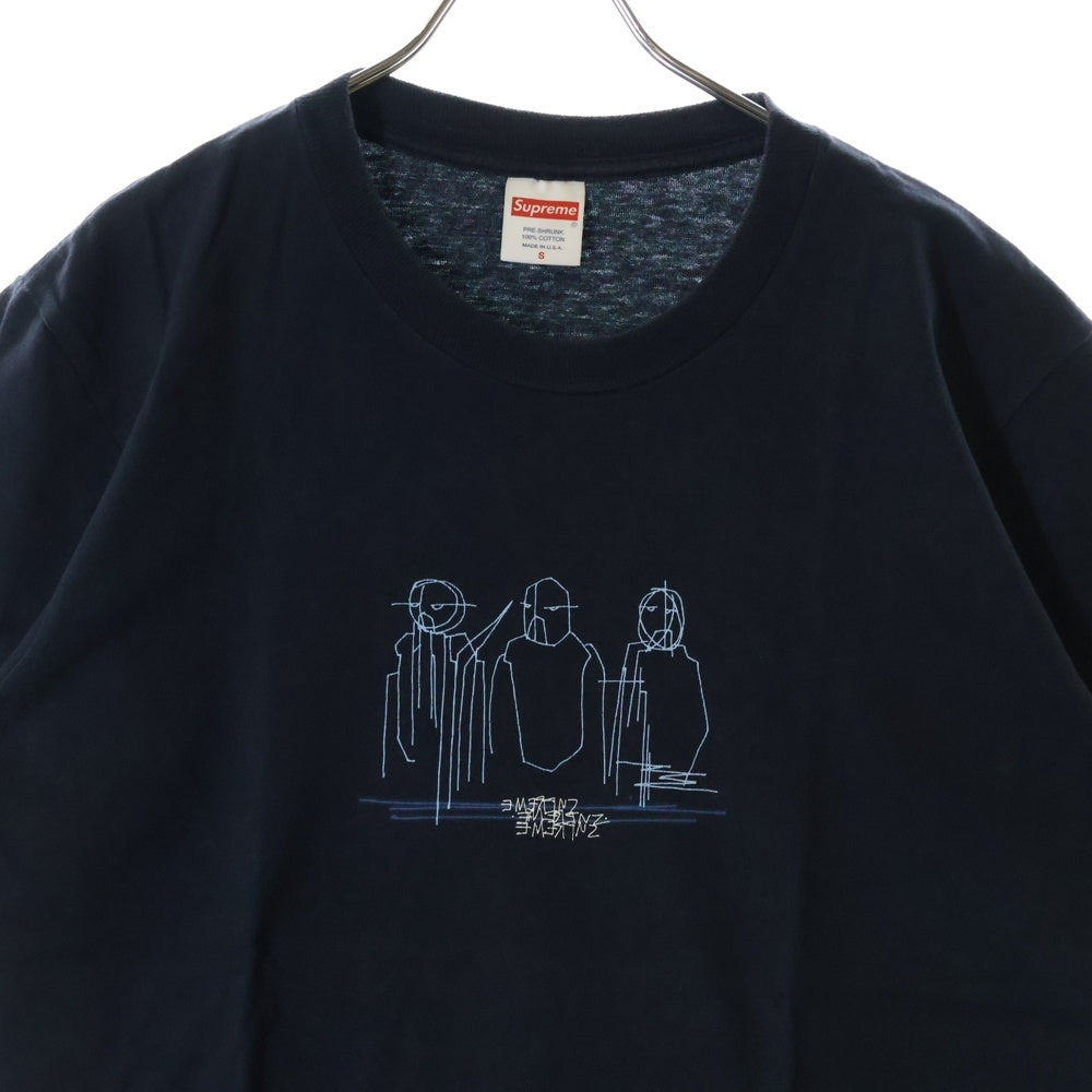 SUPREME(シュプリーム) 23AW Three Kings Tee スリーキングス クルーネック半袖Tシャツカットソー ネイビー