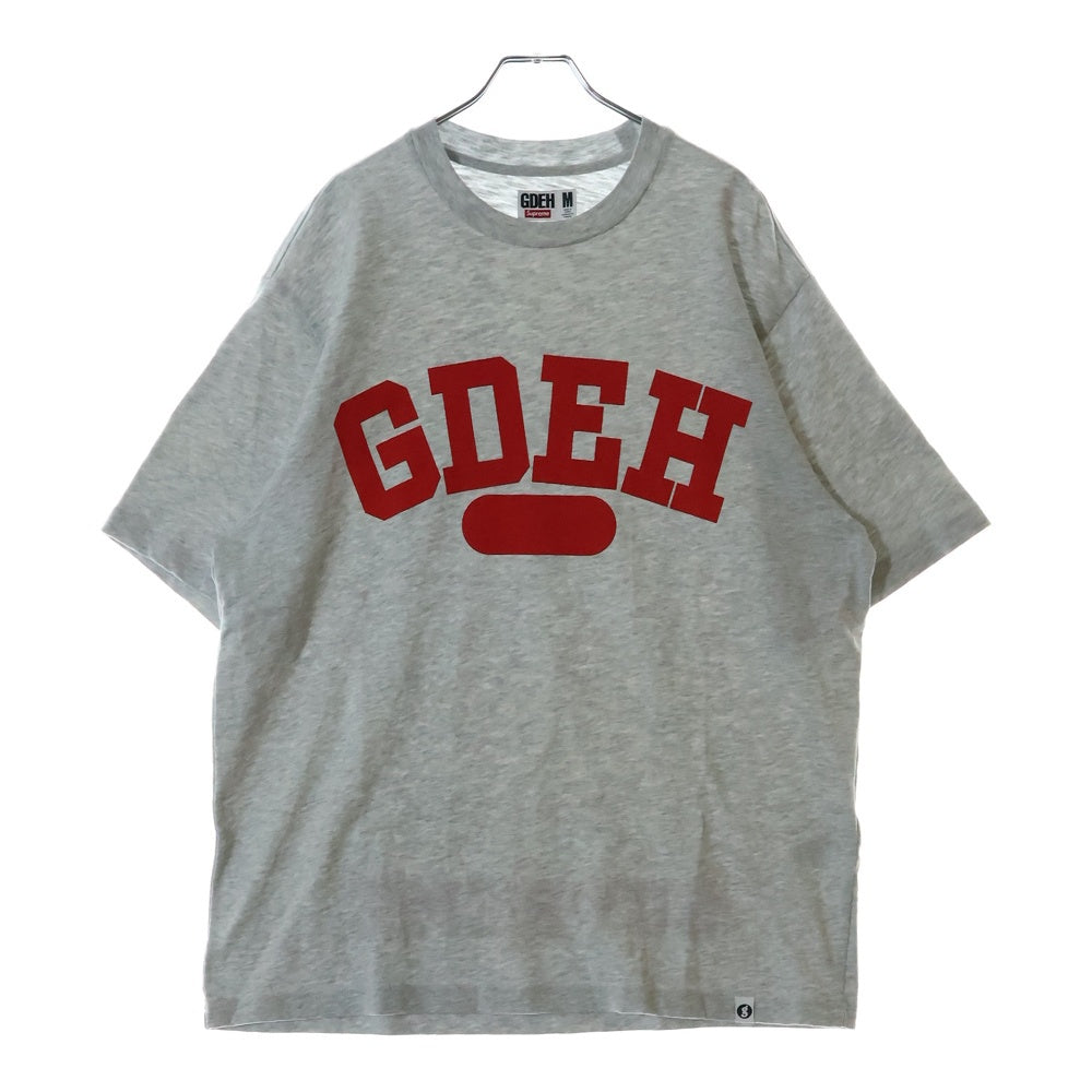SUPREME(シュプリーム) 25SS ×GOODENOUGH S/S Tee グッドイナフ カレッジロゴ クルーネック 半袖Tシャツカットソー グレー